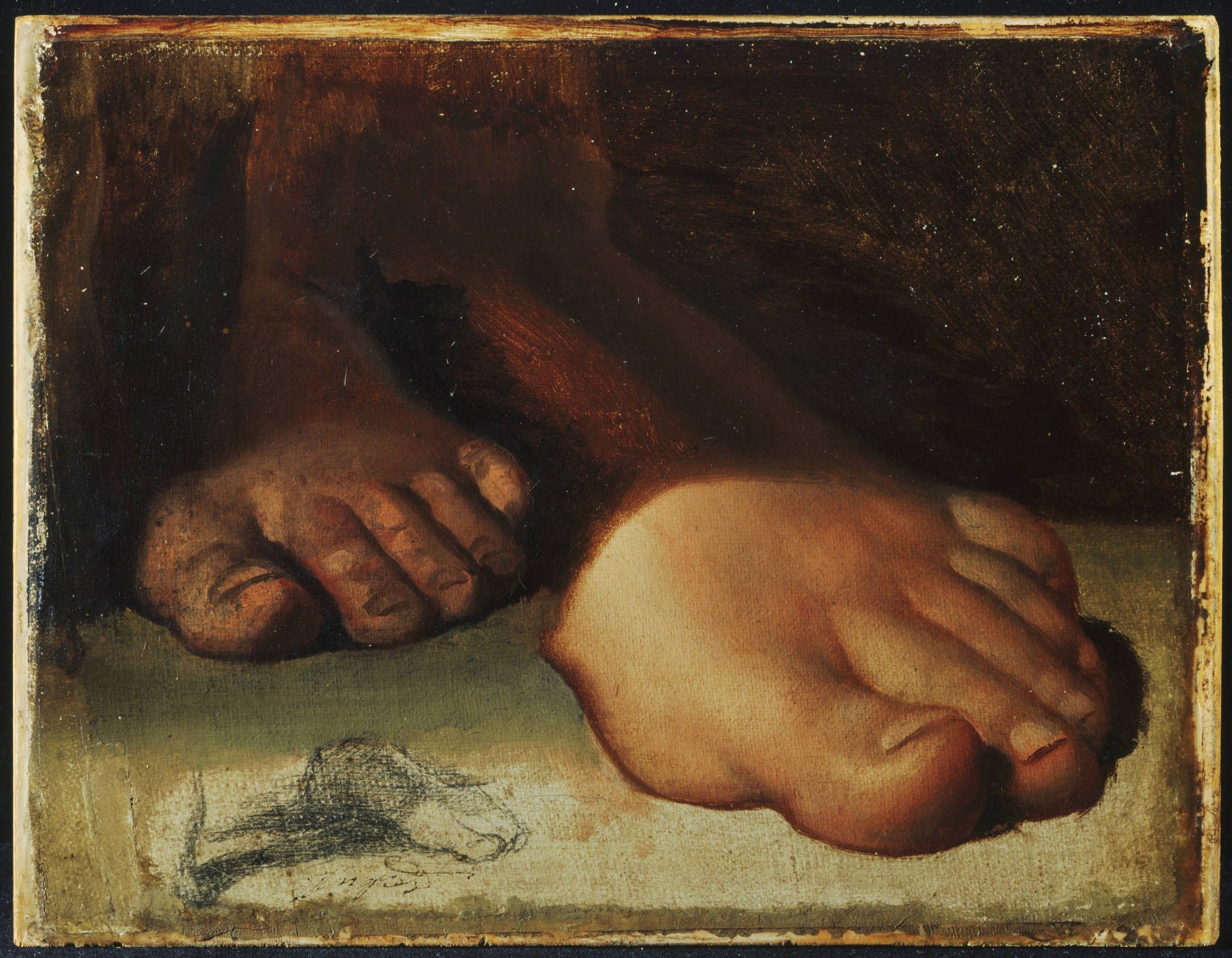 Studi per il piede in « Gesù che dà le chiavi a san Pietro » - Jean-Auguste-Dominique Ingres