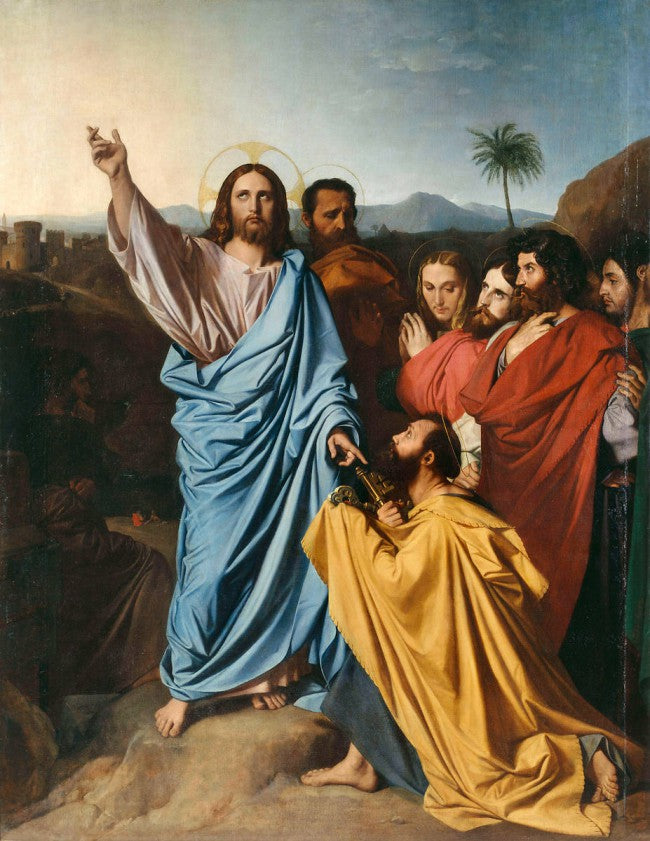 Gesù che consegna a san Pietro le chiavi del Paradiso - Jean-Auguste-Dominique Ingres