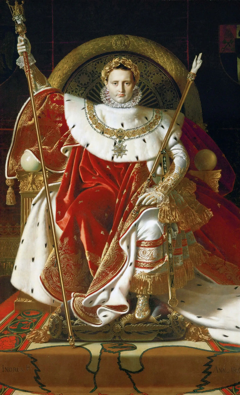 Napoleone I sul trono imperiale - Jean-Auguste-Dominique Ingres