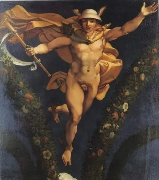 Mercurio, da affresco di Raffaello alla Farnesina - Jean-Auguste-Dominique Ingres