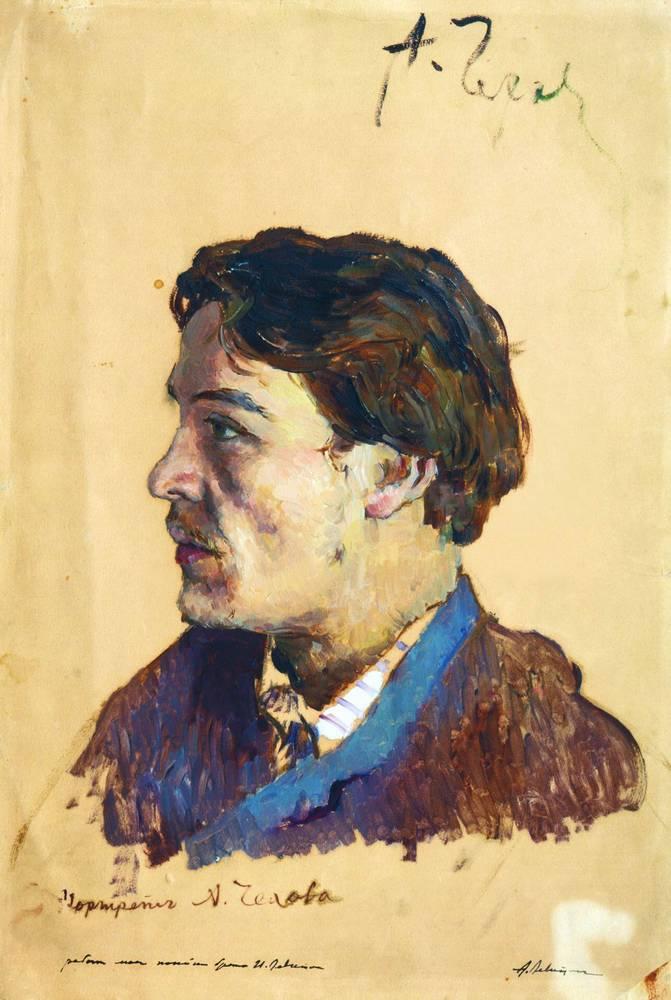 Portrait d'A.P. Tchekhov (Isaac Levitan) - 1885-1886 - Isaac Levitan