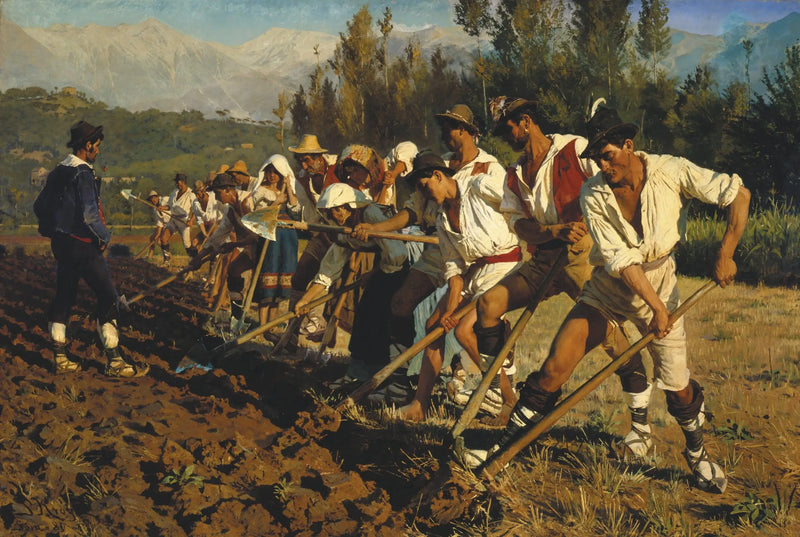 Operai agricoli italiani. Abruzzi - Peder Severin Krøyer