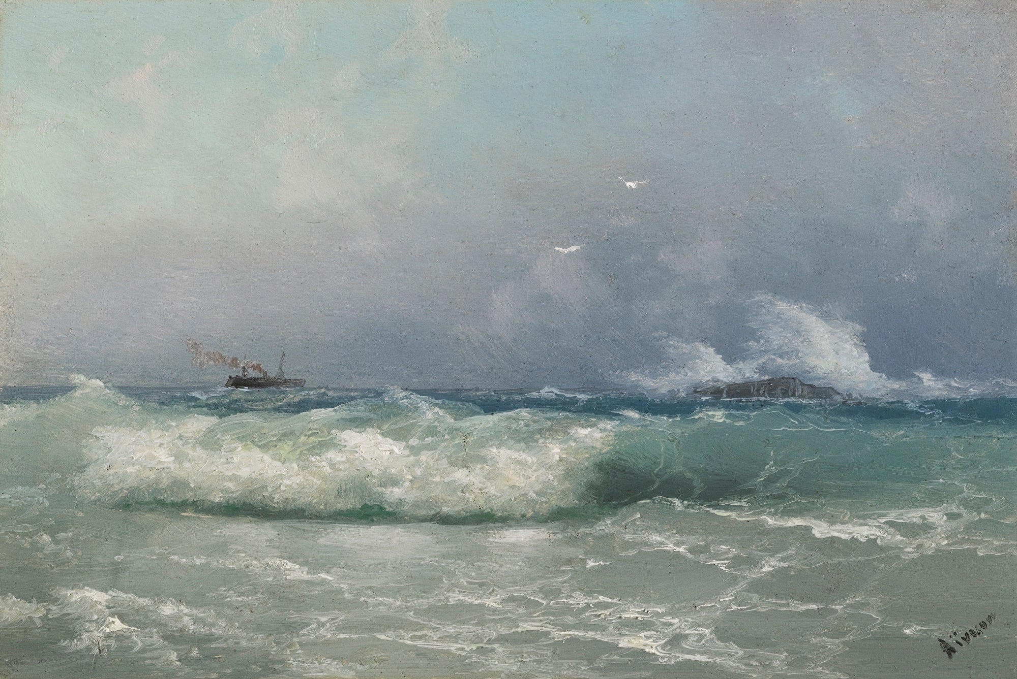 Biarritz - Ivan Aïvazovski - Alpha Reproduction