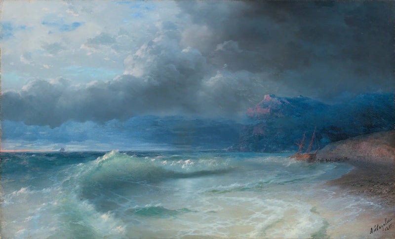 Naufragio di una mattina tempestosa - Ivan Aïvazovski