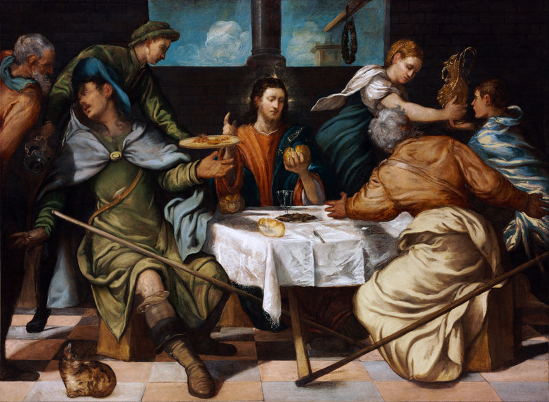 L'Ultima Cena a Emmaus - Jacopo Tintoretto