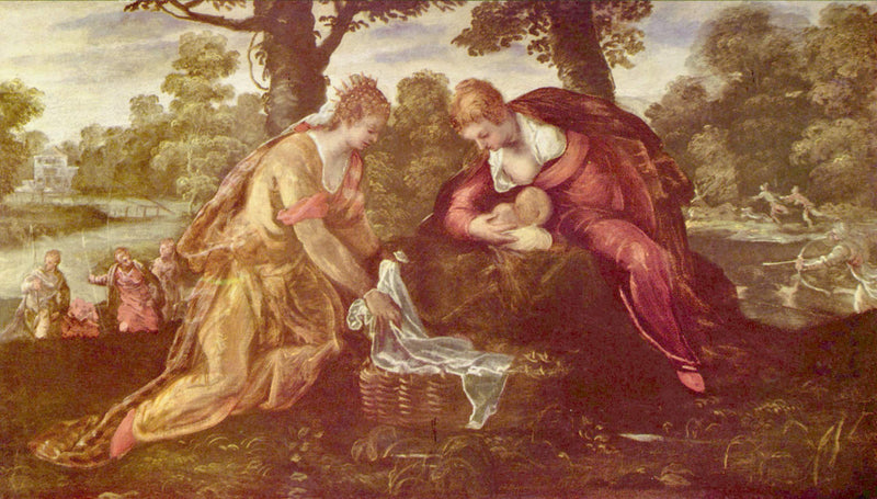 Mosè salvato dalle acque - Jacopo Tintoretto