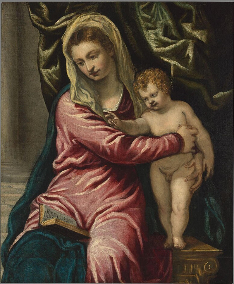 Vergine con il Bambino - Jacopo Tintoretto