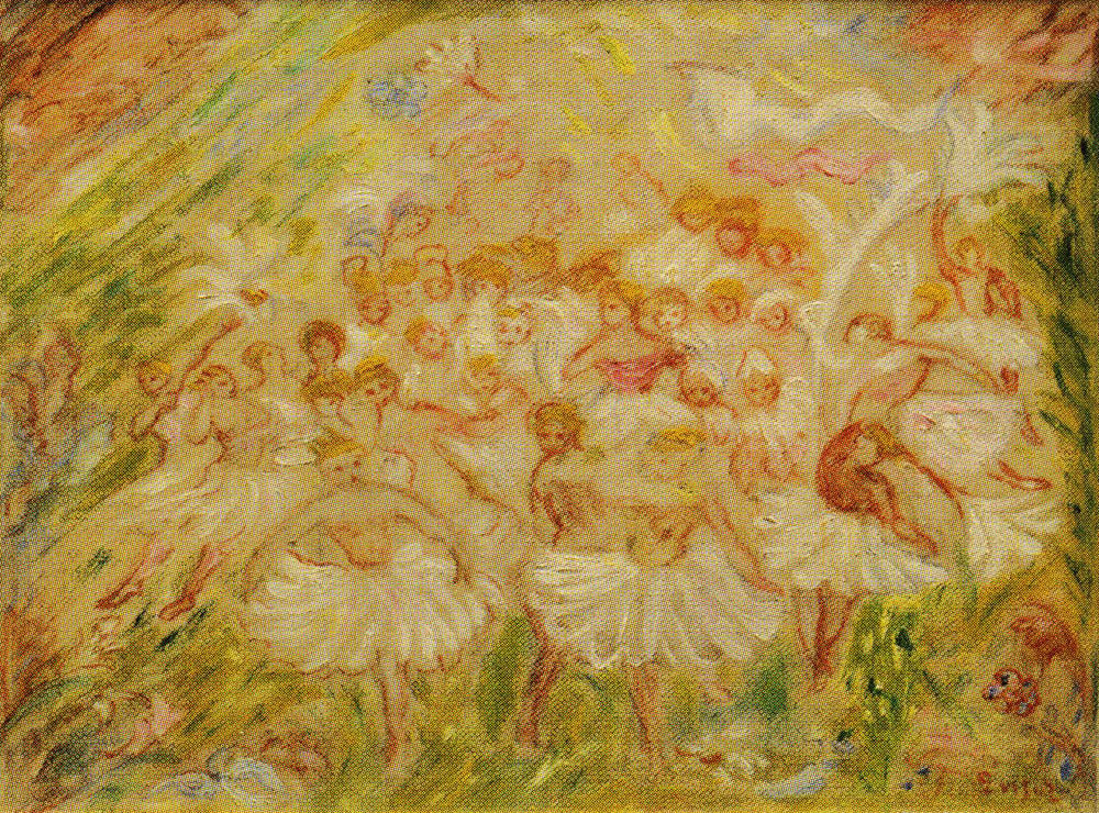 Ballerinas Transformed into Flowers - James Ensor