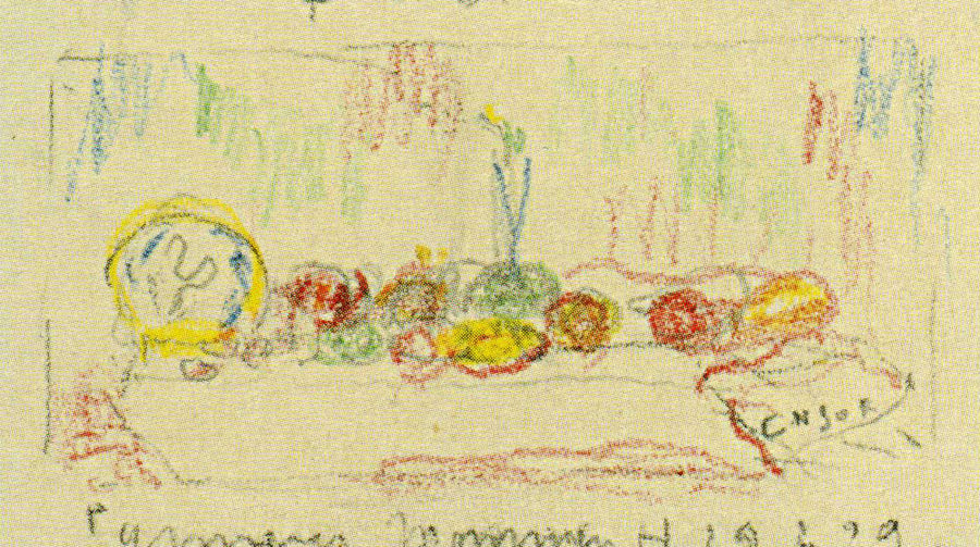 Brightly Coloured Fruit - James Ensor