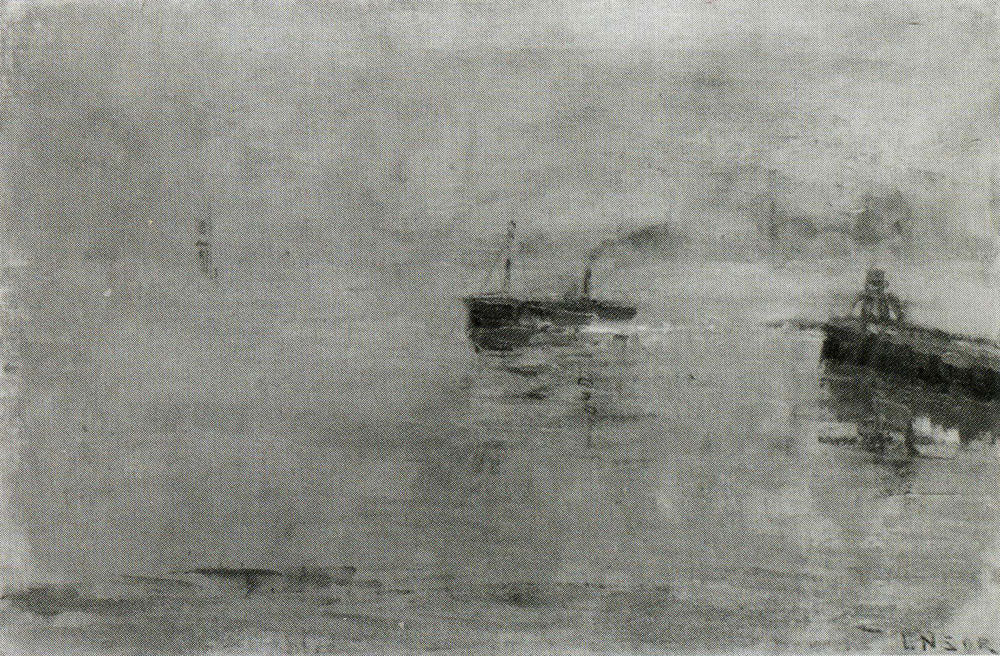 Pier with Streamer - James Ensor