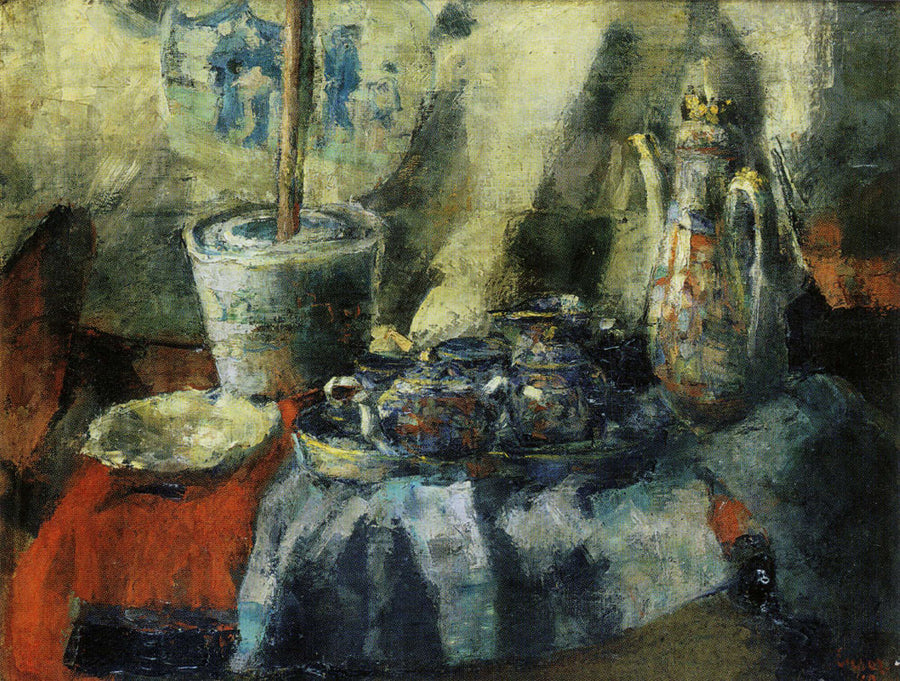 Small Blue-and-White Chinoiseries - James Ensor