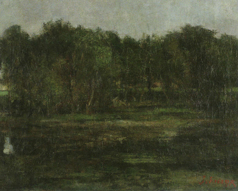 The Pond with Poplars - James Ensor