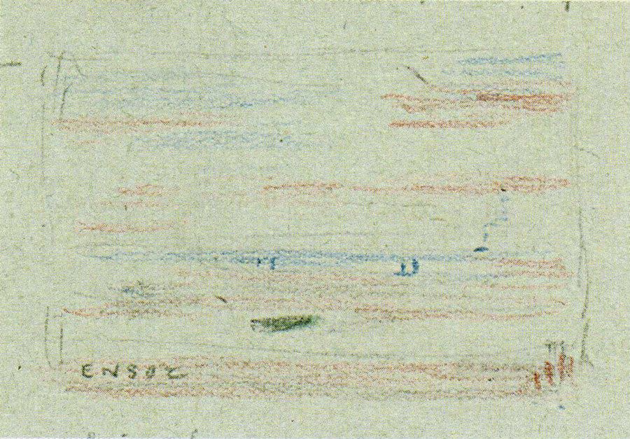 The Sea at Evening - James Ensor