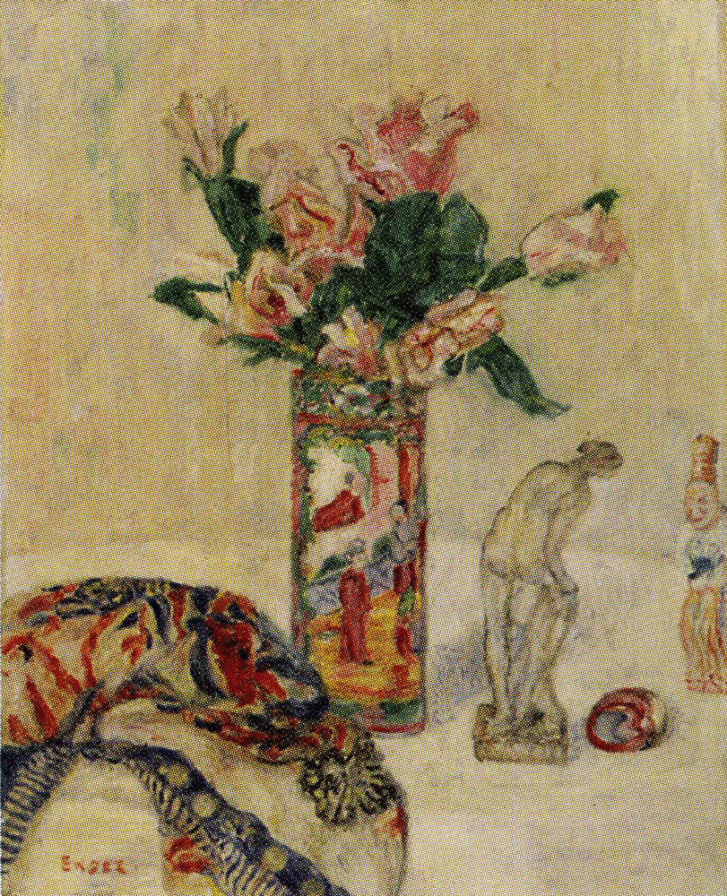 Vases with Flowers - James Ensor