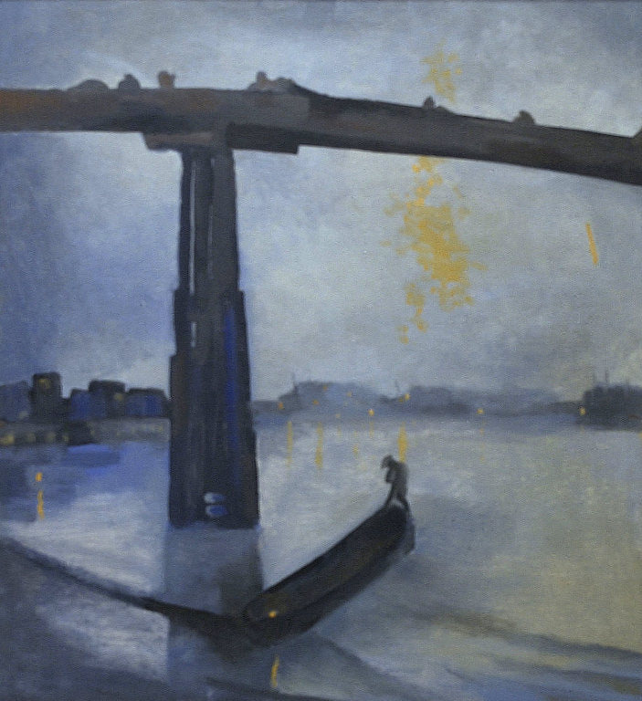 Reproduction du tableau « Chelsea - James Abbott McNeill Whistler » par Alpha Reproduction en peinture à l’huile