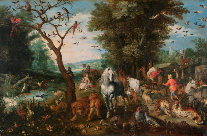 Entrée dans l'arche de Noé - Jan Brueghel le Jeune