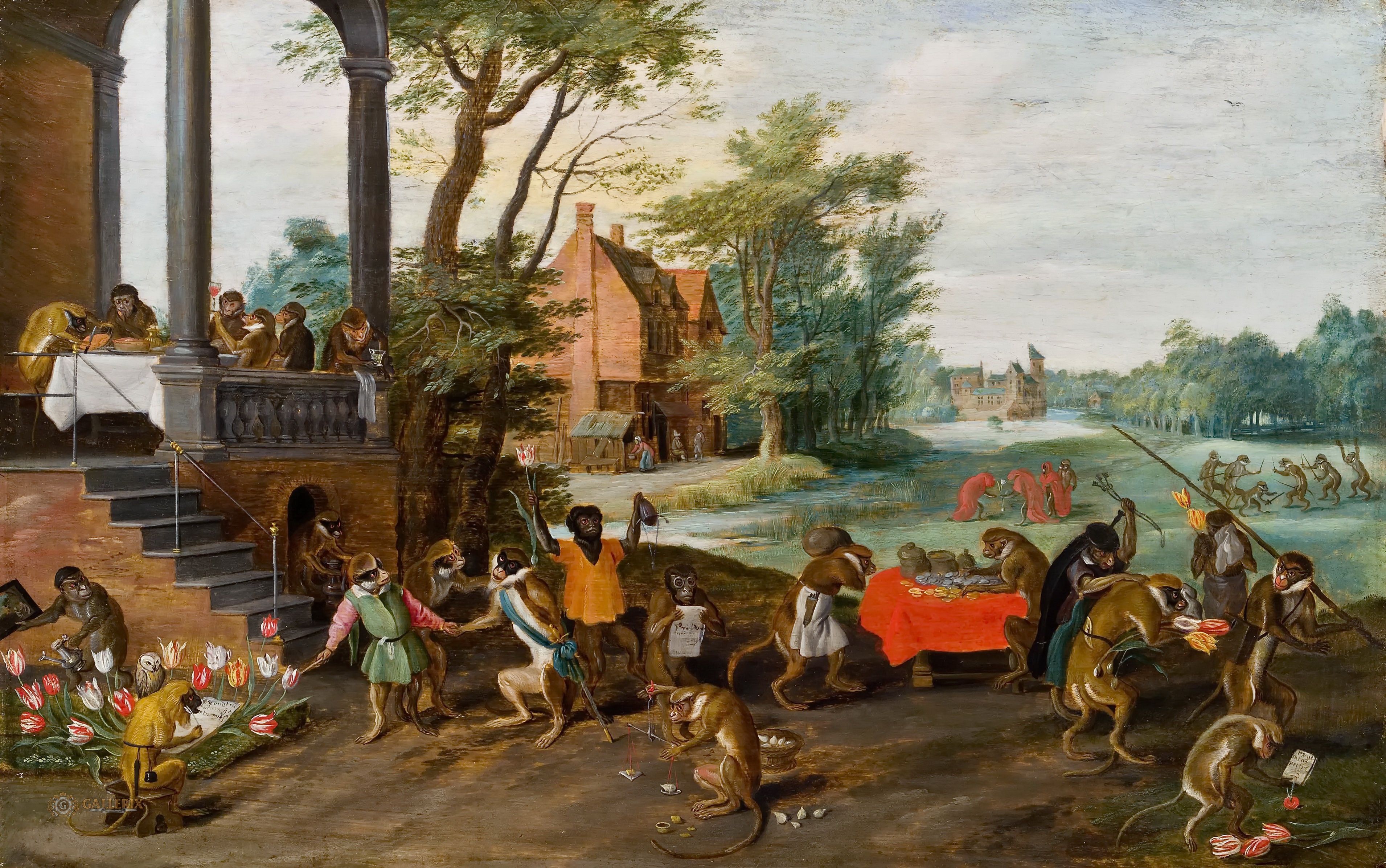 Allégorie de Tulipomania - Jan Brueghel le Jeune