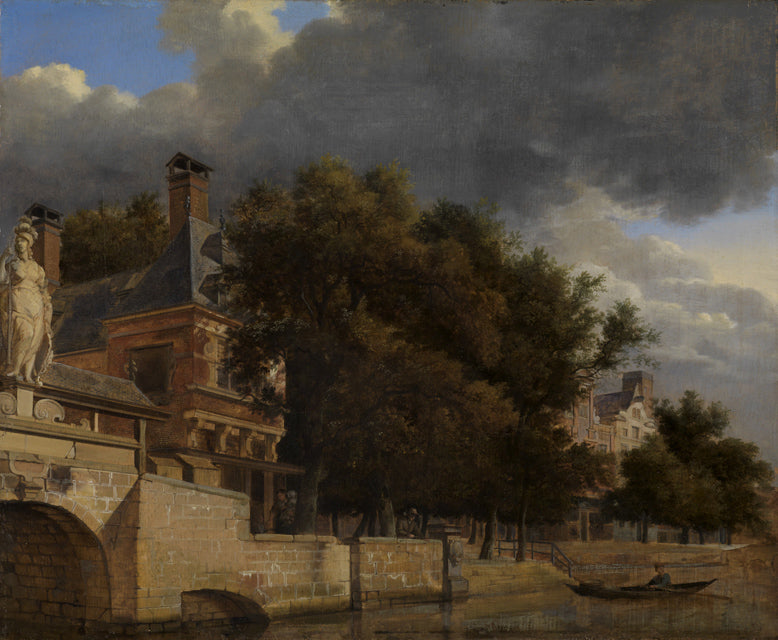 Canal dans une ville néerlandaise - Adriaen van de Velde