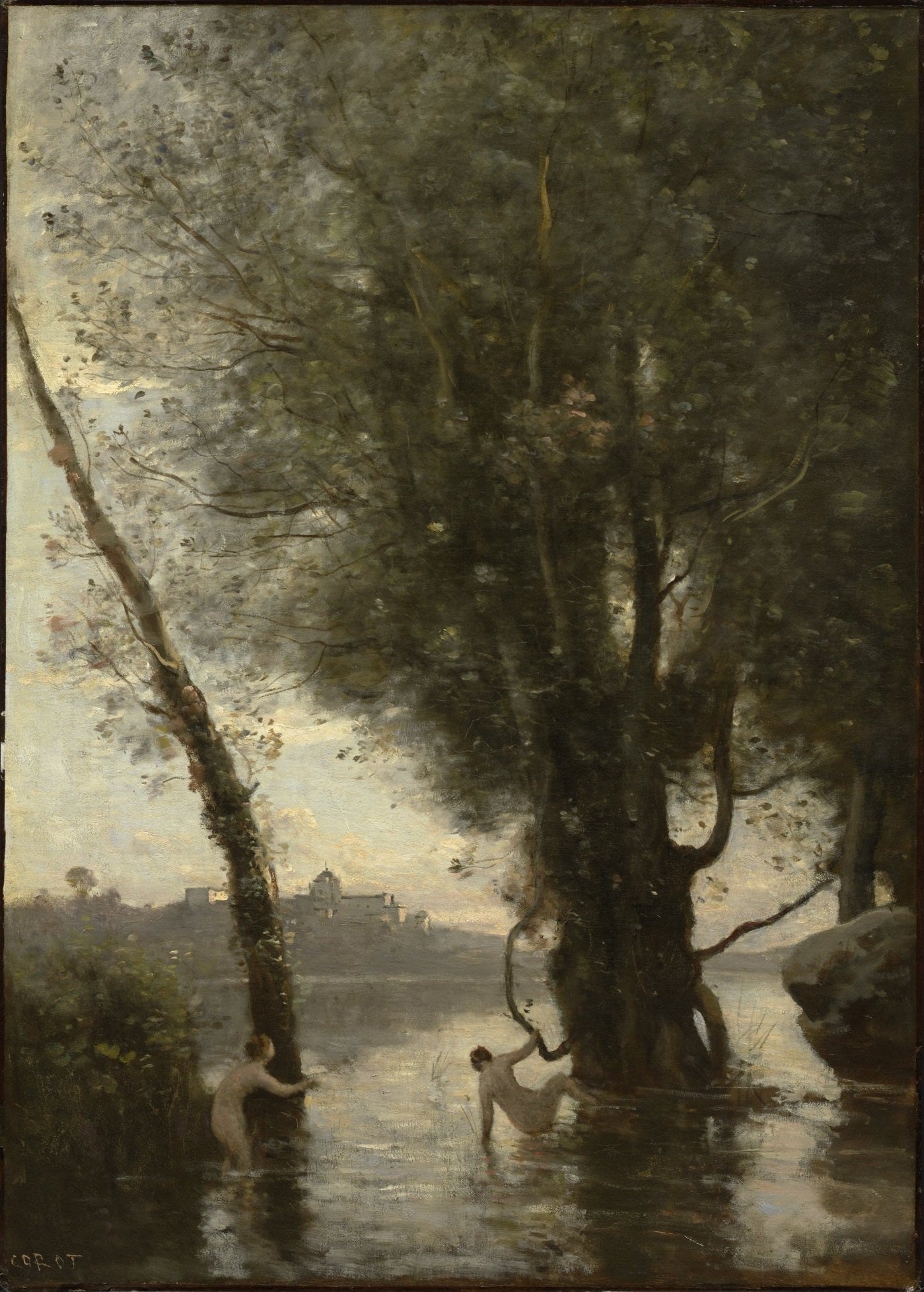 Les baigneuses des îles Borromées - Jean-Baptiste Camille Corot