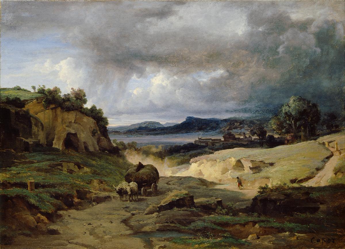 La Cervara - Jean-Baptiste Camille Corot