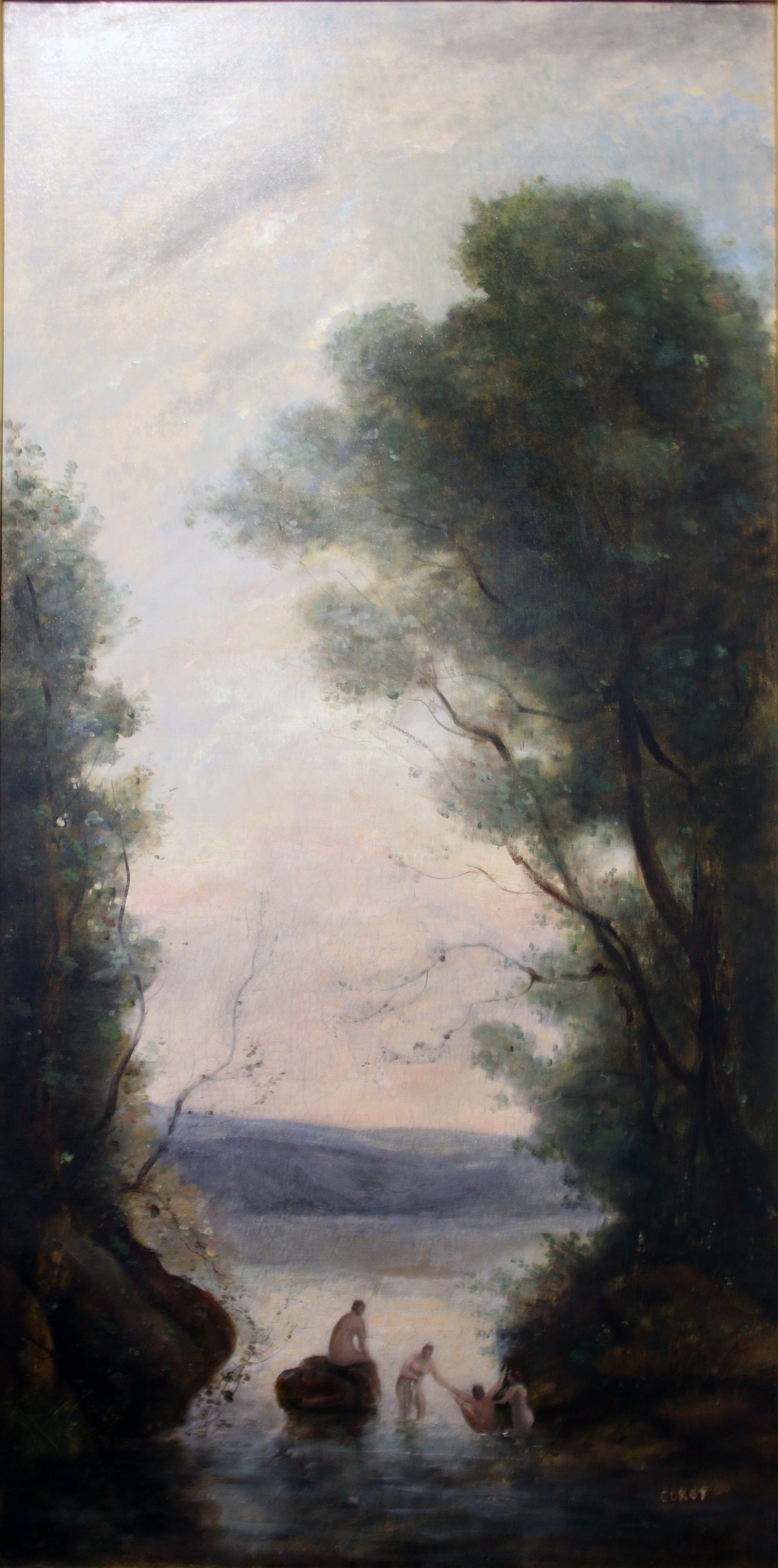 Les baigneuses - Jean-Baptiste Camille Corot