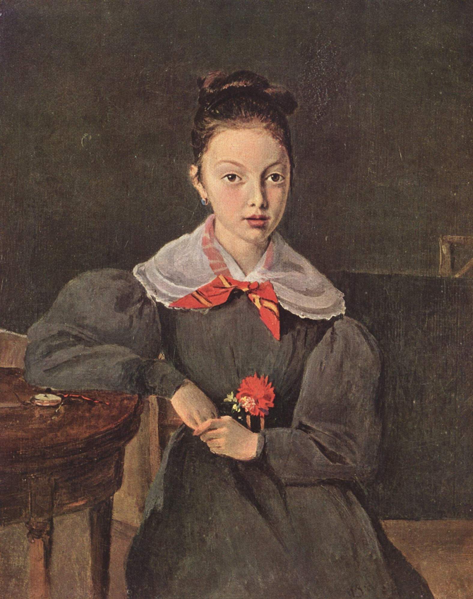 Portrait d'Octavie Sennegon - Jean-Baptiste Camille Corot
