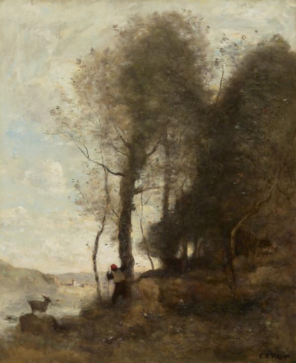 Le chevrier à l'orée du bois - Jean-Baptiste Camille Corot