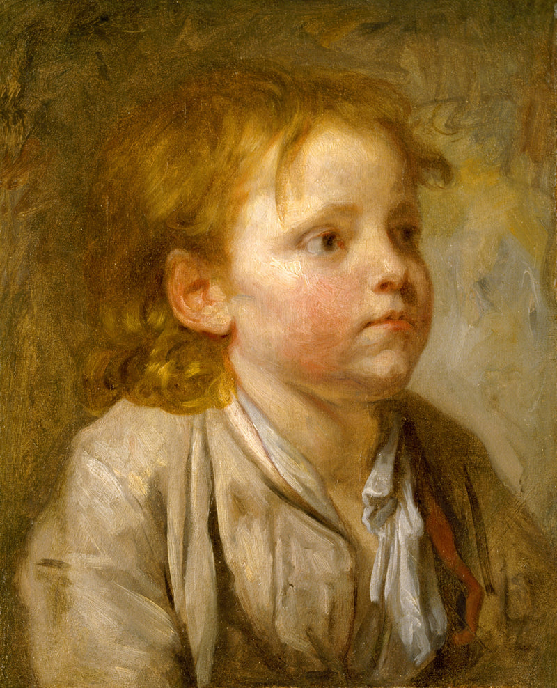 Testa di un giovane ragazzo - Jean-Baptiste Greuze