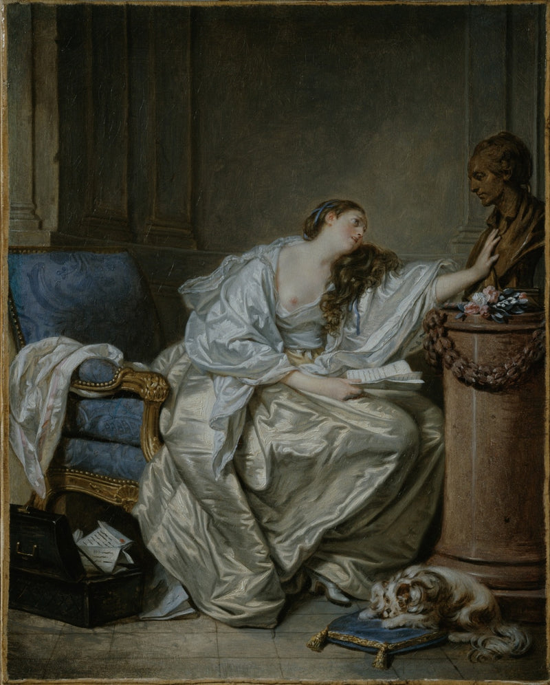 La Vedova inconsolabile - Jean-Baptiste Greuze