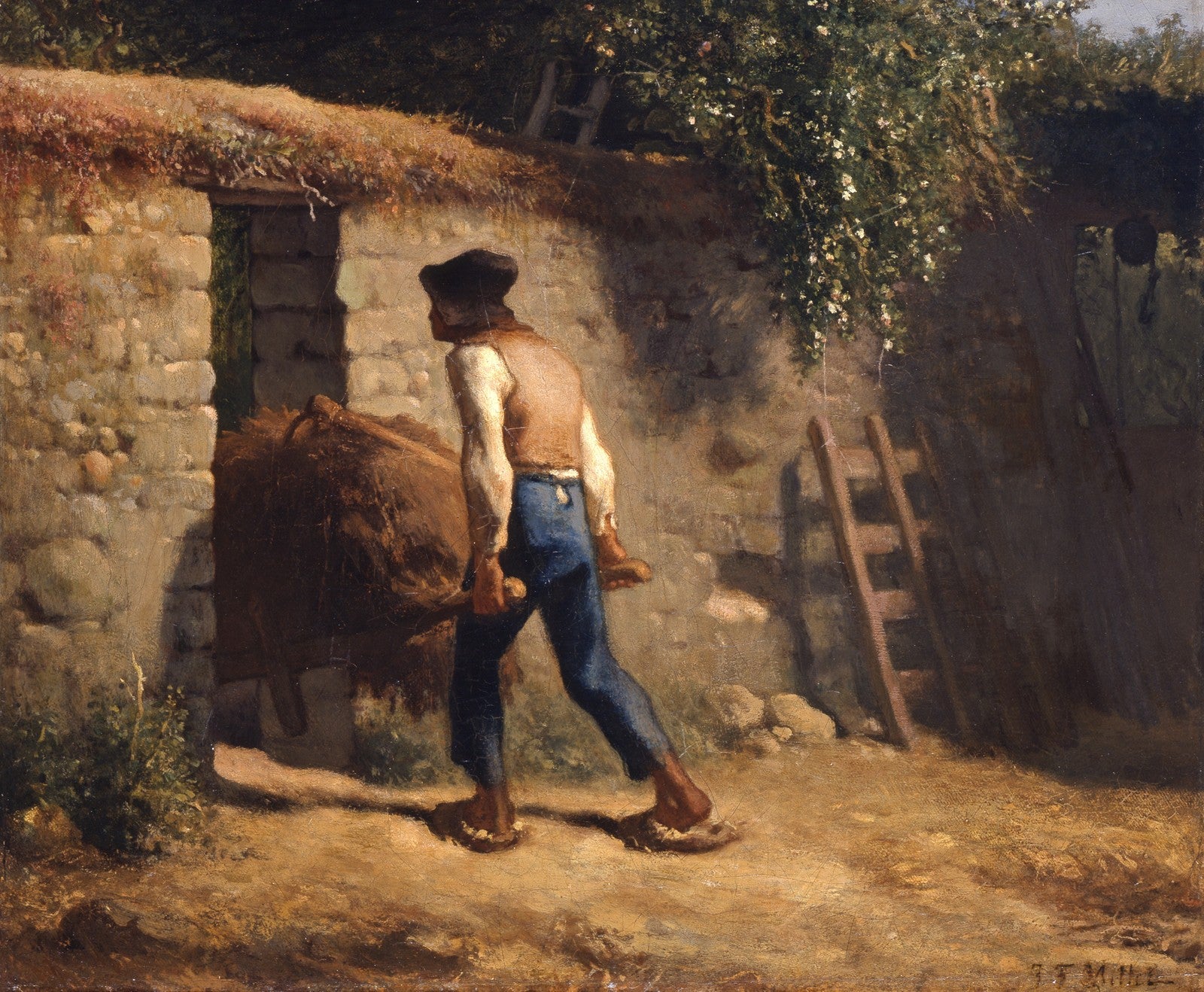 Paysan avec une brouette - Jean-François Millet