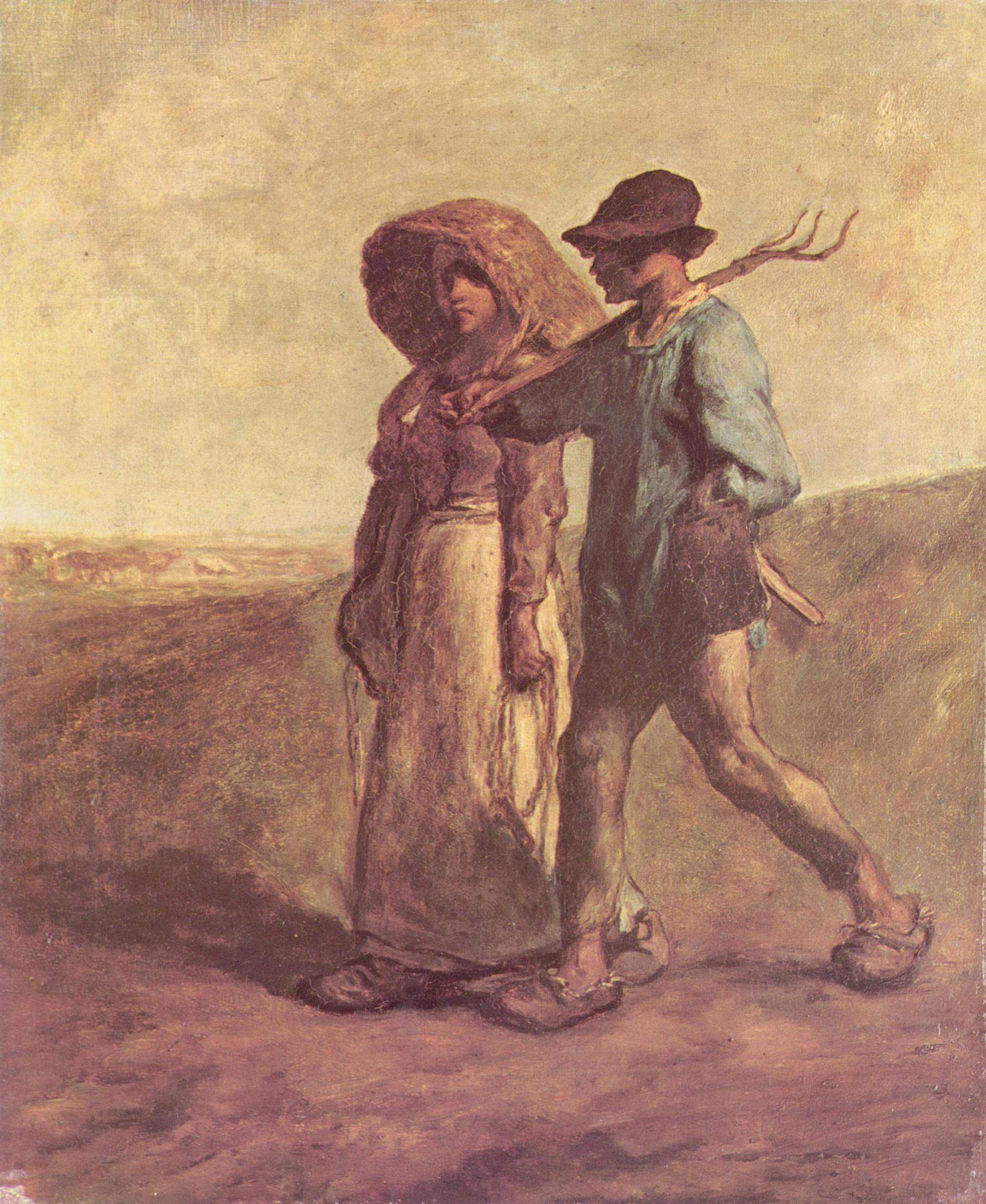 Le Départ pour le travail - Jean-François Millet
