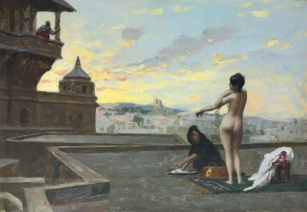 Reproduction du tableau « Bethsabée - Jean-Léon Gérôme » par Alpha Reproduction en peinture à l’huile