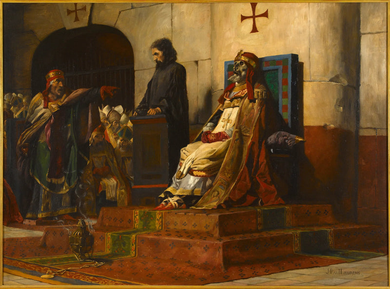 Le jugement du pape Formose - Jean-Paul Laurens