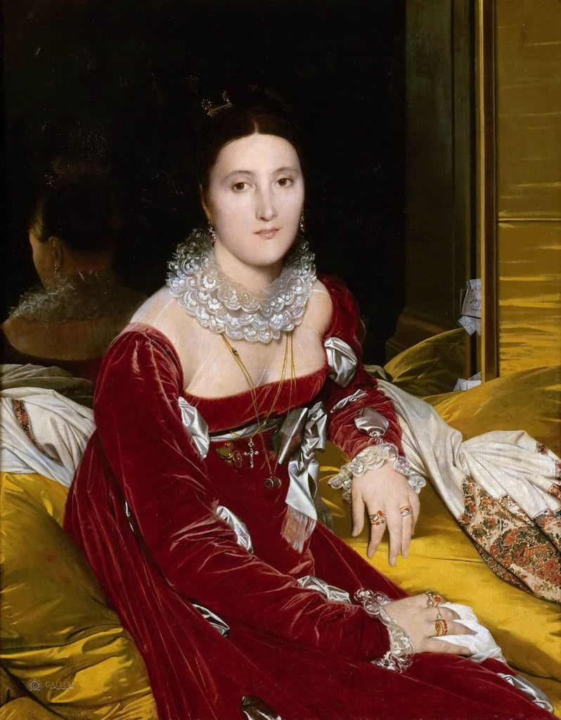 Ritratto di Madame de Senonnes - Jean-Auguste-Dominique Ingres