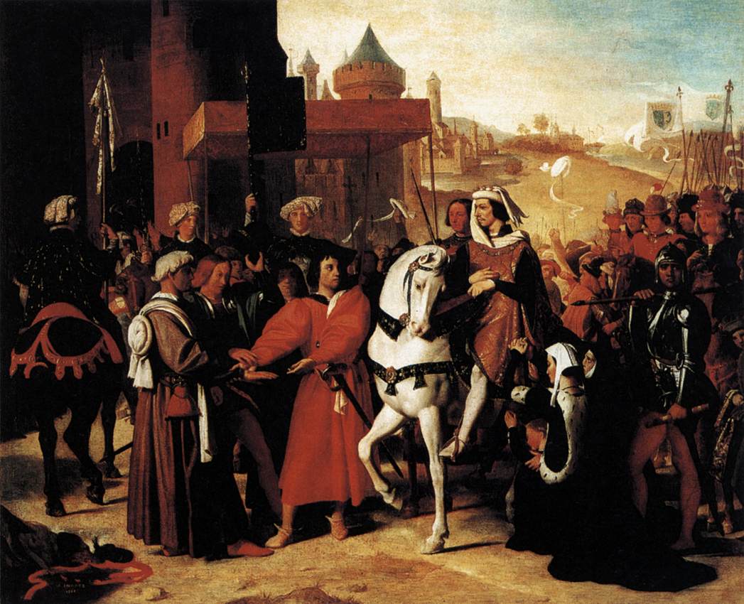 Ingres - Entrata a Parigi del delfino, futuro Carlo V