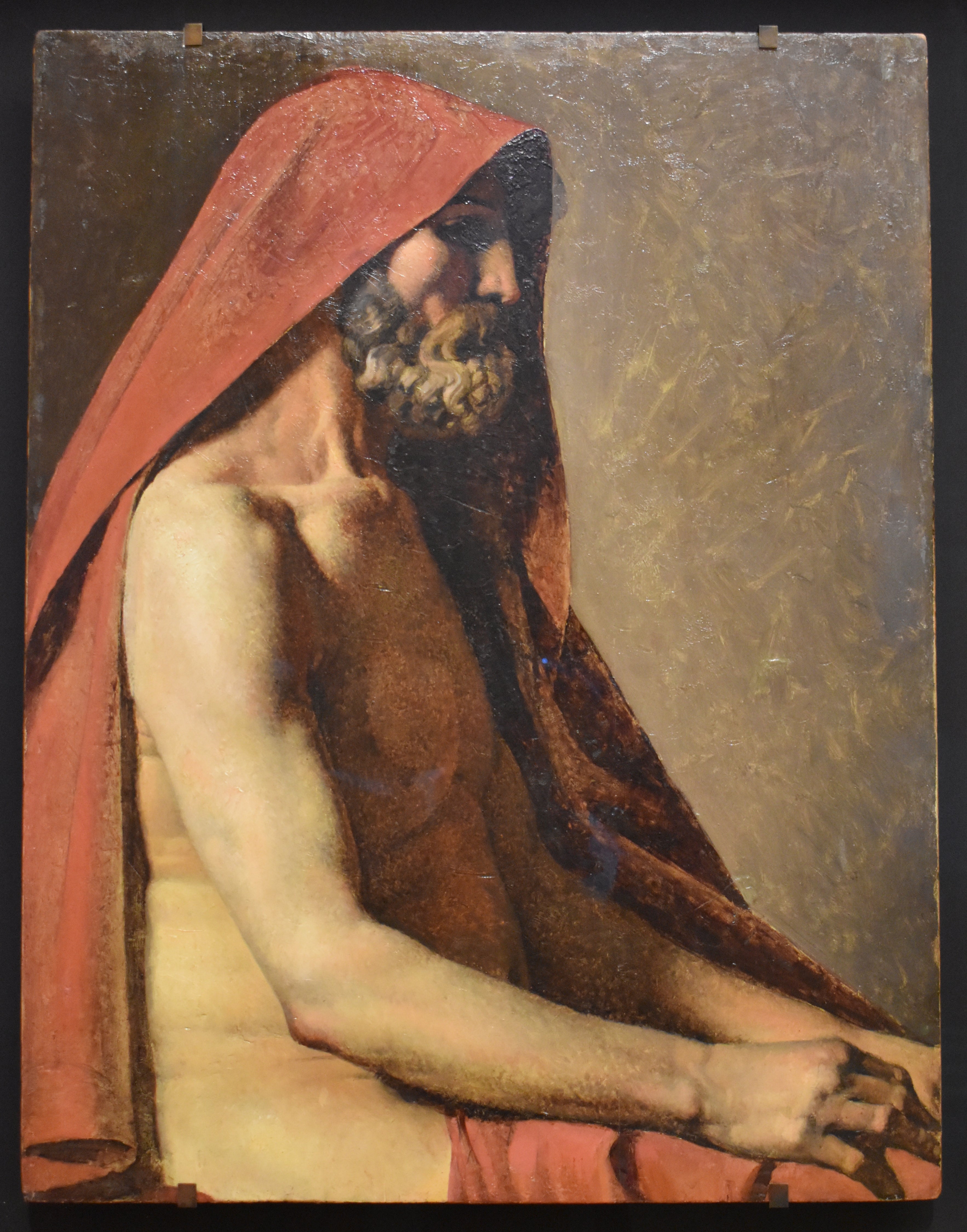Studio di uomo seduto di profilo - Jean-Auguste-Dominique Ingres