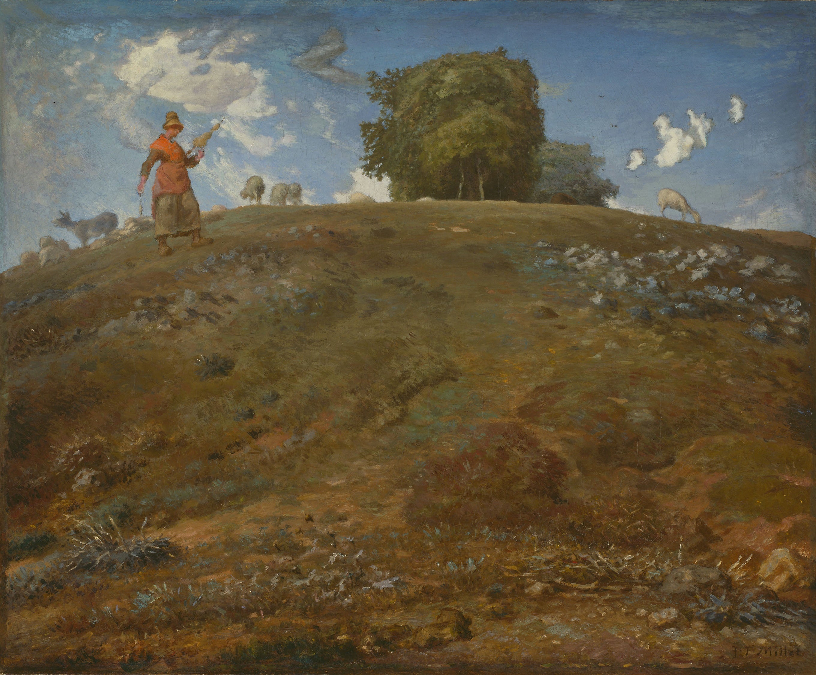 En Auvergne - Jean-François Millet