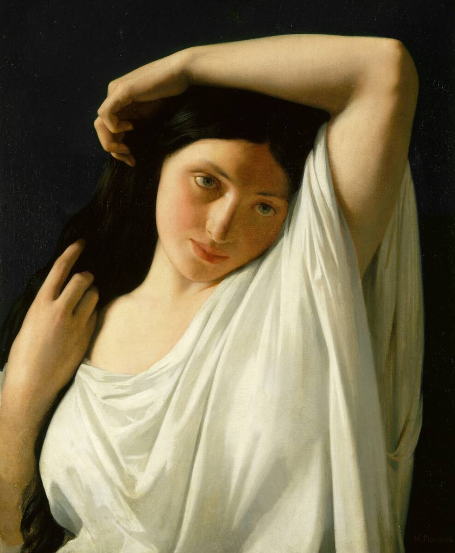 Ragazza in busto – Hippolyte Flandrin