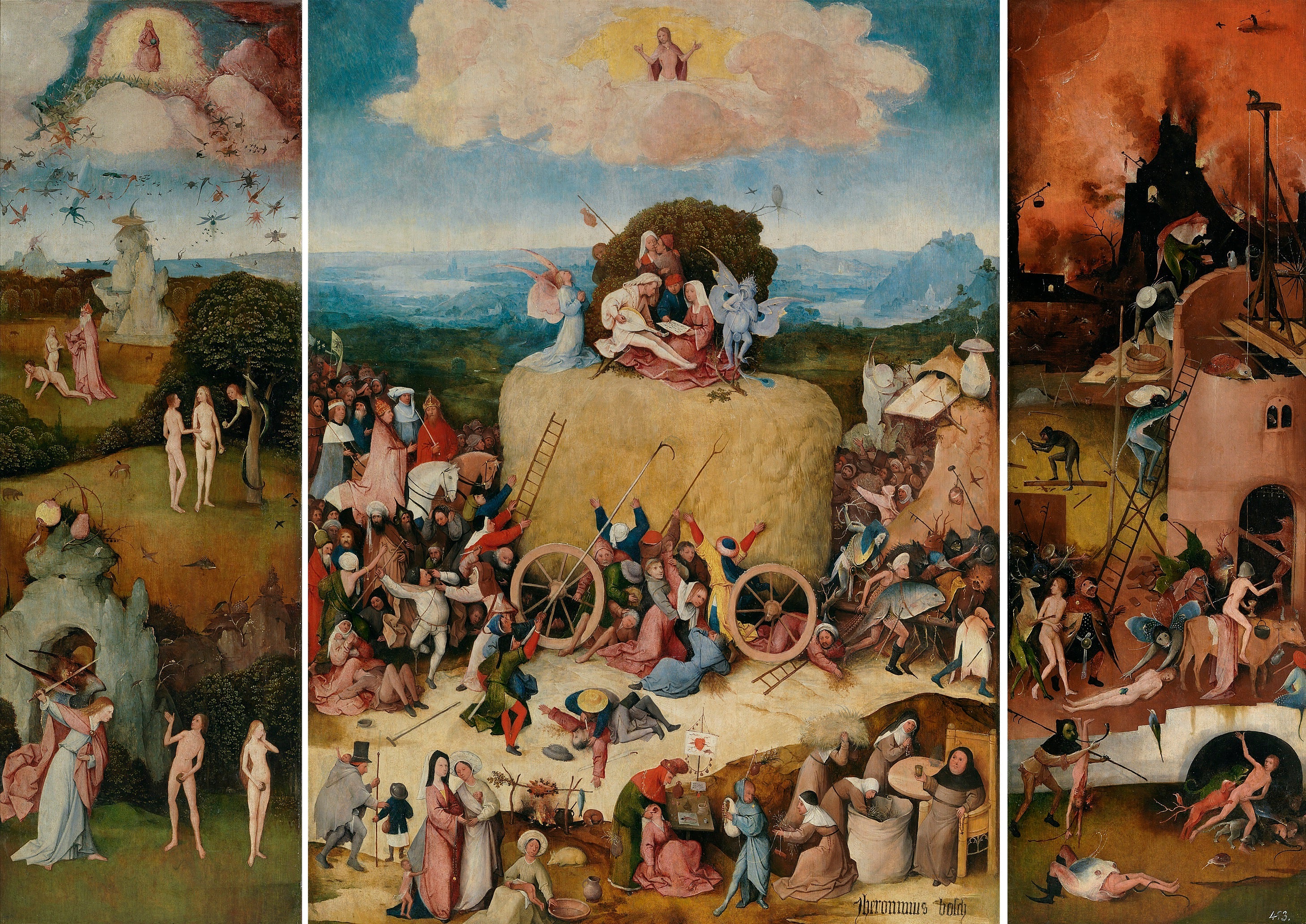 Il Carro di Fieno - Hieronymus Bosch