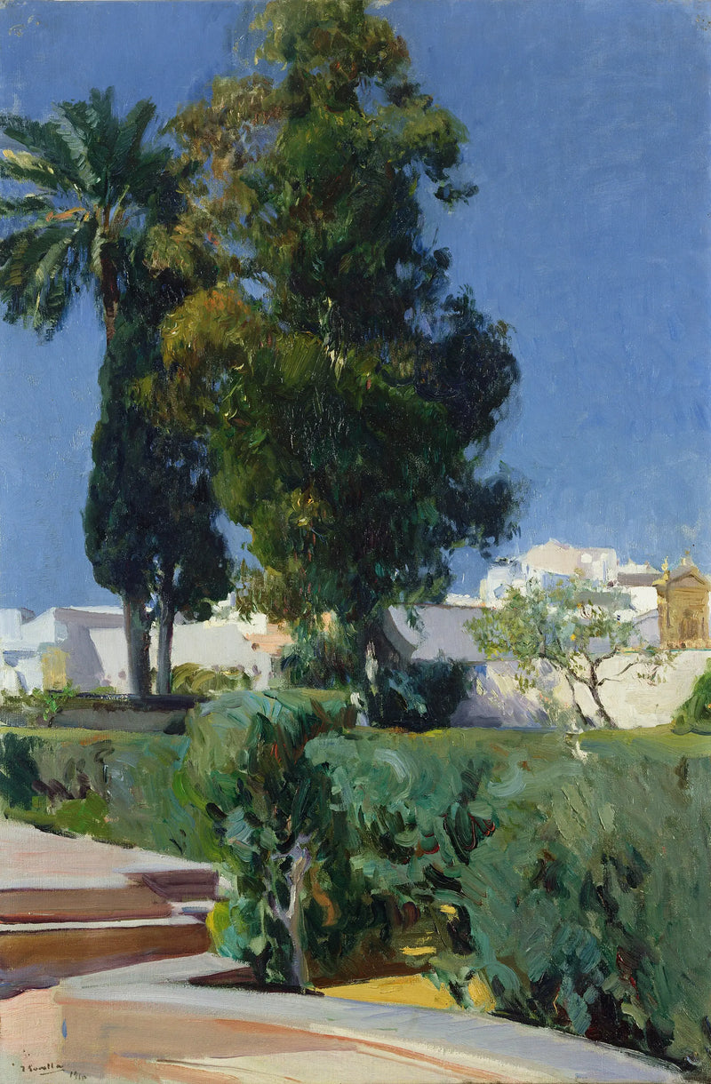 Angolo del Giardino, Alcázar, Siviglia - Joaquín Sorolla