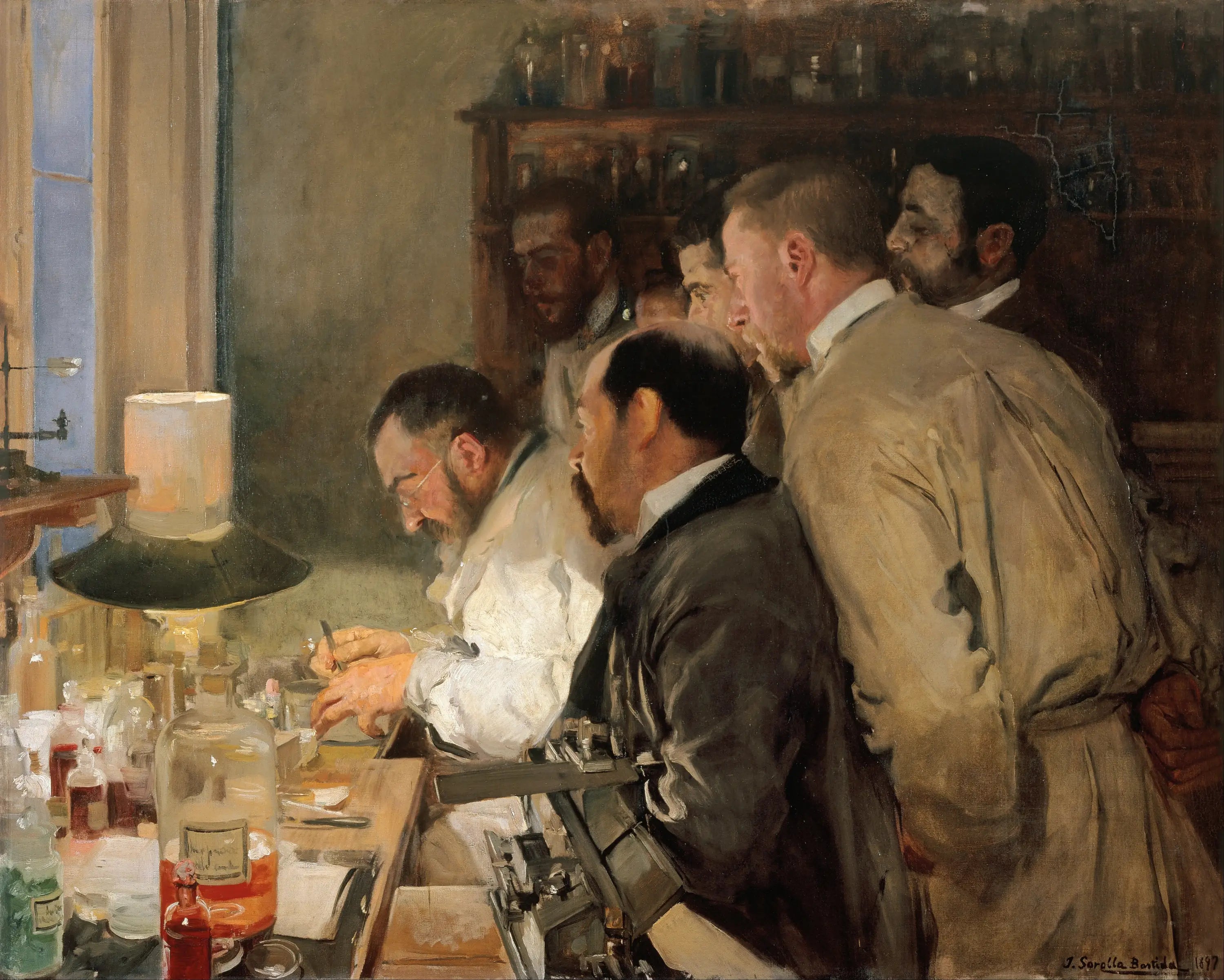Reproduction du tableau « Les Chercheurs - Joaquín Sorolla » par Alpha Reproduction en peinture à l’huile