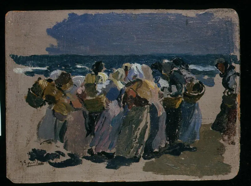 La Spiaggia, Valencia (Pescherie) - Joaquín Sorolla
