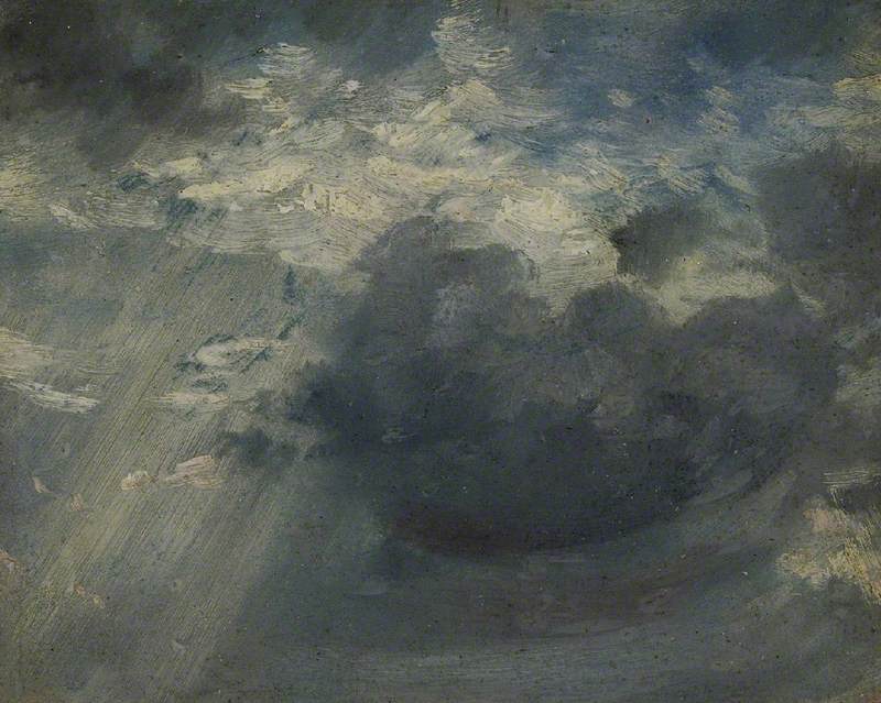 Étude de ciel avec un rayon de soleil - John Constable
