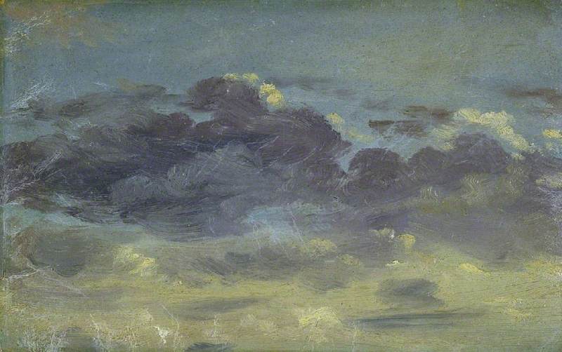 Étude du ciel avec des nuages mauves - John Constable