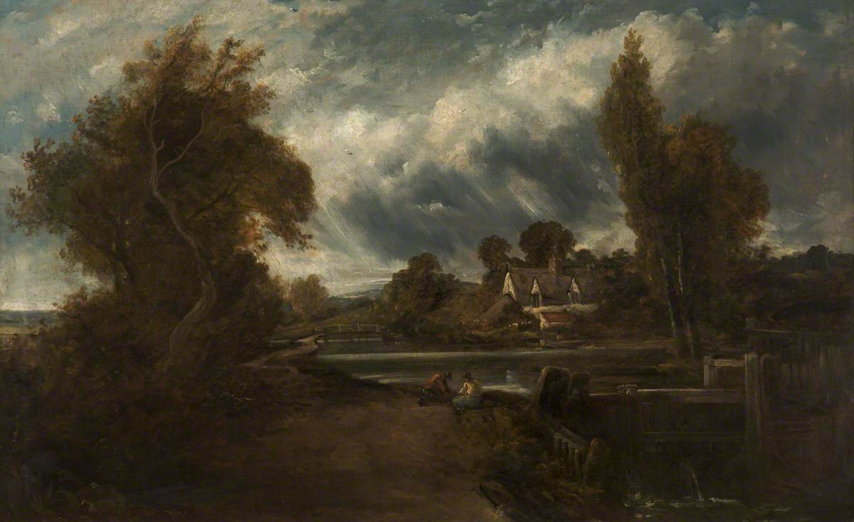 Un cadenas sur la Stour - John Constable