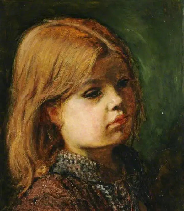 Portrait d’une fille - John Everett Millais - Alpha Reproduction