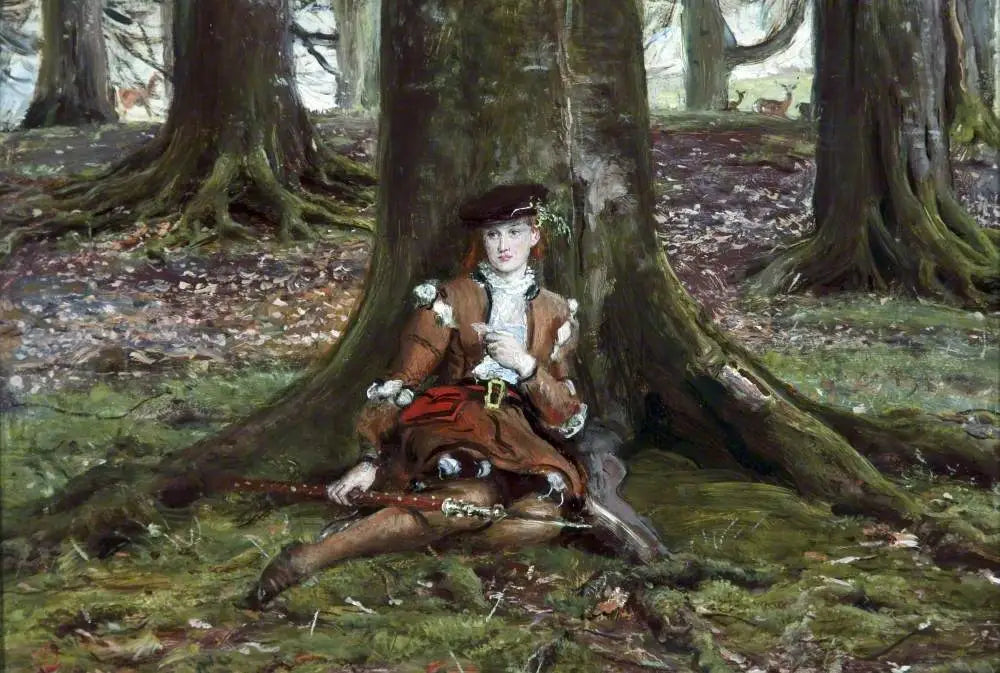 Rosalind dans la forêt - John Everett Millais - Alpha Reproduction