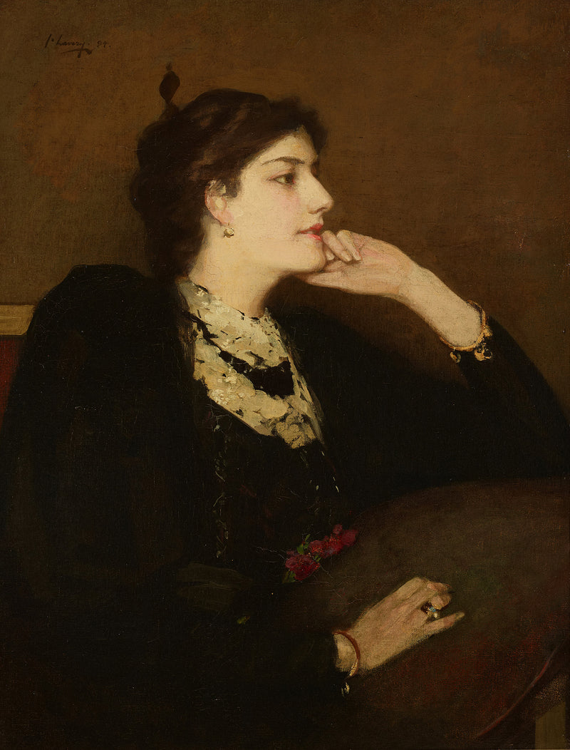 Donna in nero - John Lavery