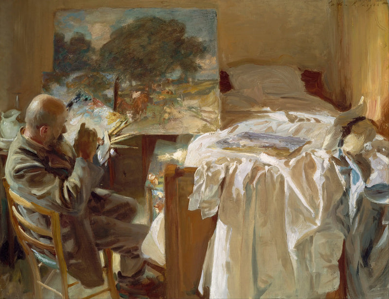 Un artista nel suo atelier - John Singer Sargent