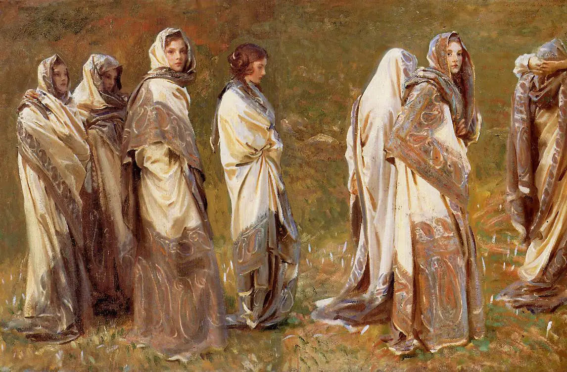 Reproduction du tableau « Cachemire - John Singer Sargent » par Alpha Reproduction en peinture à l’huile